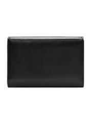 Black women's wallet POREC-0426-99(Z25), product view from the back on a white background.