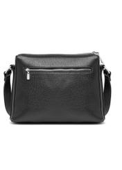 Black leather women's handbag TORES-1217-9I(W26)