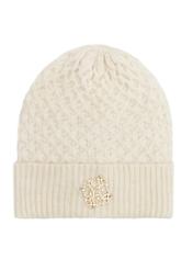 Cream women's hat CZADT-0195A-16(Z25) - front product view on white background.
