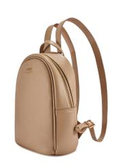 Beige leather women's backpack TORES-1228-1B(W26)