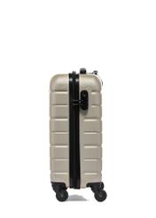 Small suitcase on wheels WALAB-0067-0X-19(W26), side view of the product on a white background.