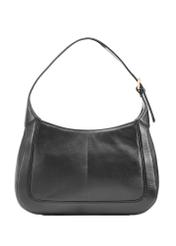 Women's leather shoulder bag TORES-1194-99(Z25), product view from the back on a white background.