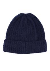Navy blue women's hat CZADT-0170-7E(Z26), product view from the back on a white background.