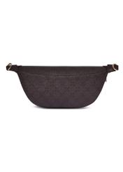 Brown monogrammed waist bag TOREC-0981-1P(Z26), back view of the product on a white background.