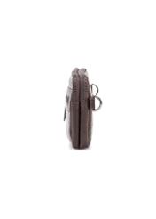 Brown men's leather waist bag TORMS-0462-89(Z25), side view of the product on a white background.