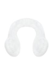 Cream-colored women's earmuffs NAUDP-0004-0B(Z26), front view of the product on a white background.