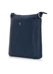 Navy blue women's handbag with pocket TOREC-0708-69(Z24)-02