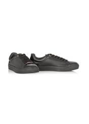 Black leather women's sneakers BUTYD-1068-99(Z24)-04