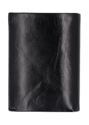 Black leather men's wallet PORMS-0737-99(Z26)