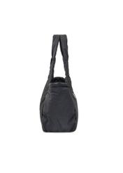 Black women's shopper bag TOREN-0336-99(W26), side product view on white background.