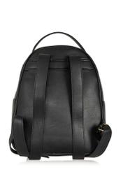 Women's black imitation leather backpack TOREC-0920-99(W24)-04