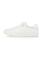 White leather women's sneakers BUTYD-1068-11(W25)