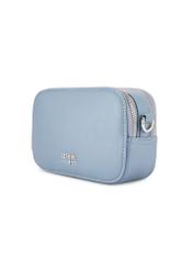 Blue small women's handbag TOREC-1172-7C(W26) - diagonal product view, on a white background.