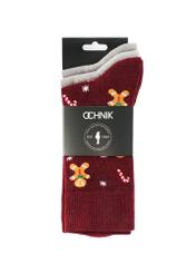 Set of men's Christmas socks ZESMT-0061-15(Z25), view of the product in the packaging on a white background.