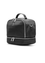 Black lunch bag TOREN-0329-99(Z25), diagonal product view on white background.