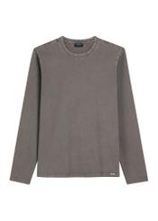 Men's gray longsleeve LSLMT-0012-9D(W26), front product view on white background.