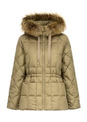 Women's down jacket with quilting KURDT-0408-28(Z22)-05