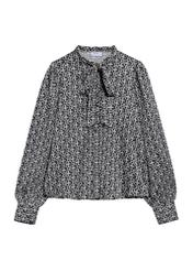Women's monogrammed shirt KOSDT-0175-96(Z25) - front product view on white background.