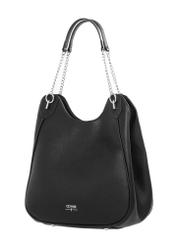 Black women's shopper bag TOREC-1283-9I(Z26) - diagonal product view, on a white background.