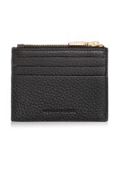 Small women's leather wallet PORES-0806R-99(Z25) back view on white background.