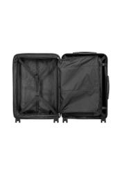 Set of hard suitcases on wheels 19"/24"/28" WALAB-0073-2X(W26), product view inside on white background.