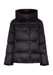 Black women's down jacket KURDT-0585-99(Z25), product view from the front on a white background.