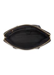 Black women's laptop bag TOREC-1130-99(W26), product view inside on white background.