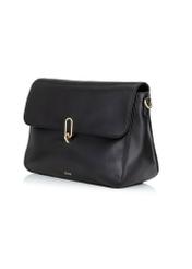 Capacious black women's bag TOREC-0970-99(Z24)-03