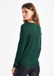 Women's long sleeve V neck blouse LSLDT-0027-54(Z22)-02