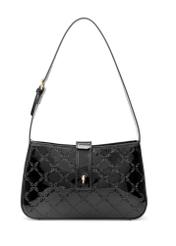 Glossy messenger bag TOREC-1109-97(Z25), front product view on white background.