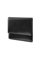 Black men's leather briefcase TORMS-0468-99(Z25), diagonal product view on white background.