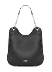 Black women's shopper bag TOREC-1283-9I(Z26) - front product view, on a white background.