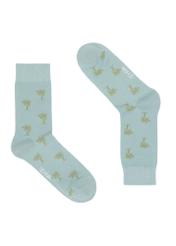 Men's long pattern socks SKAMT-0172-63(W23)-01