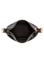Black women's shoulder bag TOREC-1166-9F(W26), product view inside on white background.