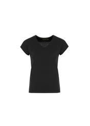 Czarna bluzka basic damska BLUDT-0075-99(W20)-01