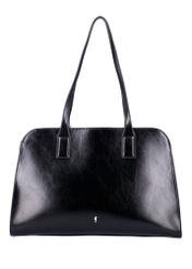 Large black handbag TOREC-1323-99(Z26), product view from the front on a white background.