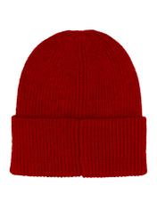 Red women's hat CZADT-0206-4B(Z26), product view from the back on a white background.