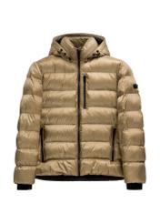 Men's sage winter jacket KURMT-0422-8F(Z26), front product view on white background.