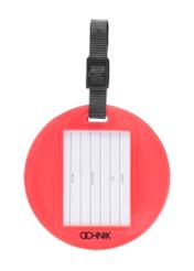 Luggage tag AW-012-0010-31(W25), product back view on white background.