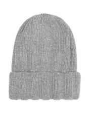 Grey women's sequined hat CZADT-0223-9B(Z26), rear view on a white background.