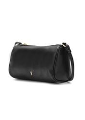 Black small oblong women's handbag TOREC-1176-99(W26), diagonal product view on a white background.