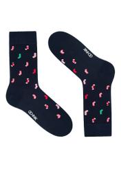 Set of men's Christmas socks ZESMT-0059-15(Z25), view of one pair of the product on a white background.