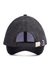 Graphite men's baseball cap CZAMT-0079-9D(Z26) - product view from the back, on a white background.