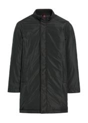 Black men's transitional jacket KURMT-0388-99(Z25), product view from the front on a white background.