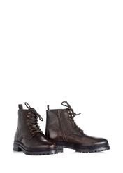 Brown leather men's boots BUTYM-0402B-89(Z24)-04