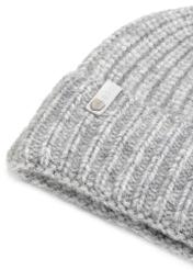 Gray women's wool blend hat CZADT-0208-91(Z25), close-up of the product detail on a white background.