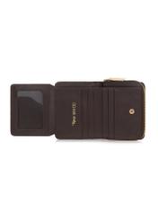Small brown women's croco wallet POREC-0352A-90(Z25), product view inside on white background.