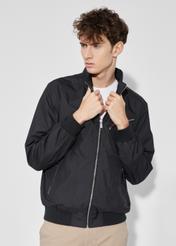 Men's black bomber jacket KURMT-0299-99(W24)-01