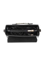 Black leather women's postbag TORES-1011-99(W24)-05