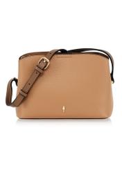 Beige women's handbag with strap TOREC-0768A-80(W24)-01